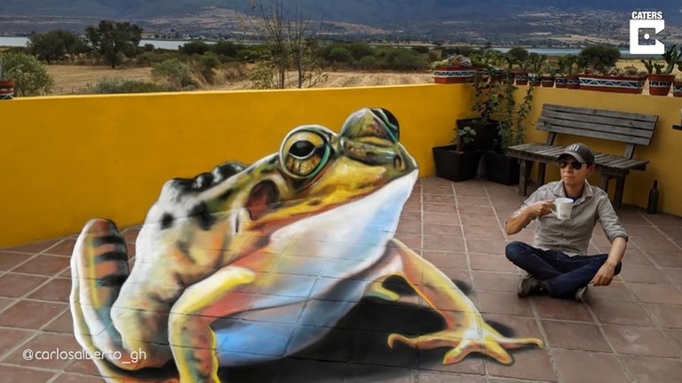Carlos García, el artista mexicano que hace increíbles obras en 3D