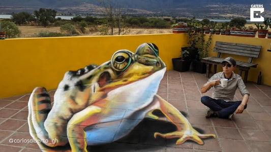 Carlos García, el artista mexicano que hace increíbles obras en 3D