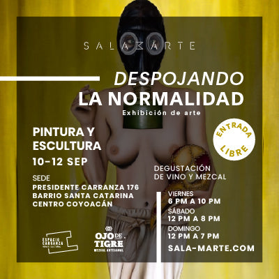 Exposición de Despojando la Normalidad en el Centro de Coyoacán