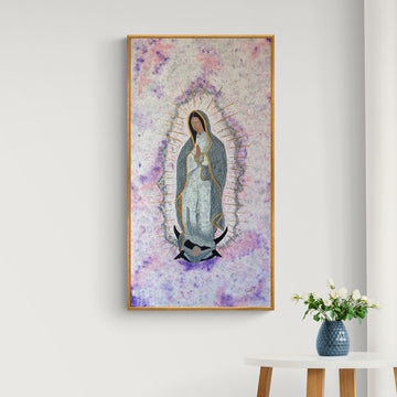 【 肉筆油彩画 額装 】 GALERIA DE PINTURA MEXICANA Recuerdo eterno” Óleo sobre panel 25x30cm En esta pieza intenté