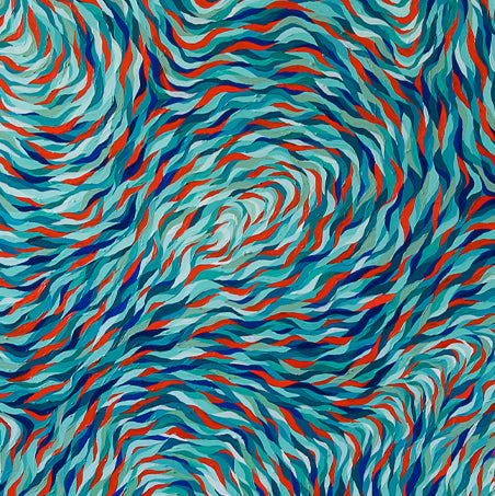 Pintura Acrílica-Río de pensamientos