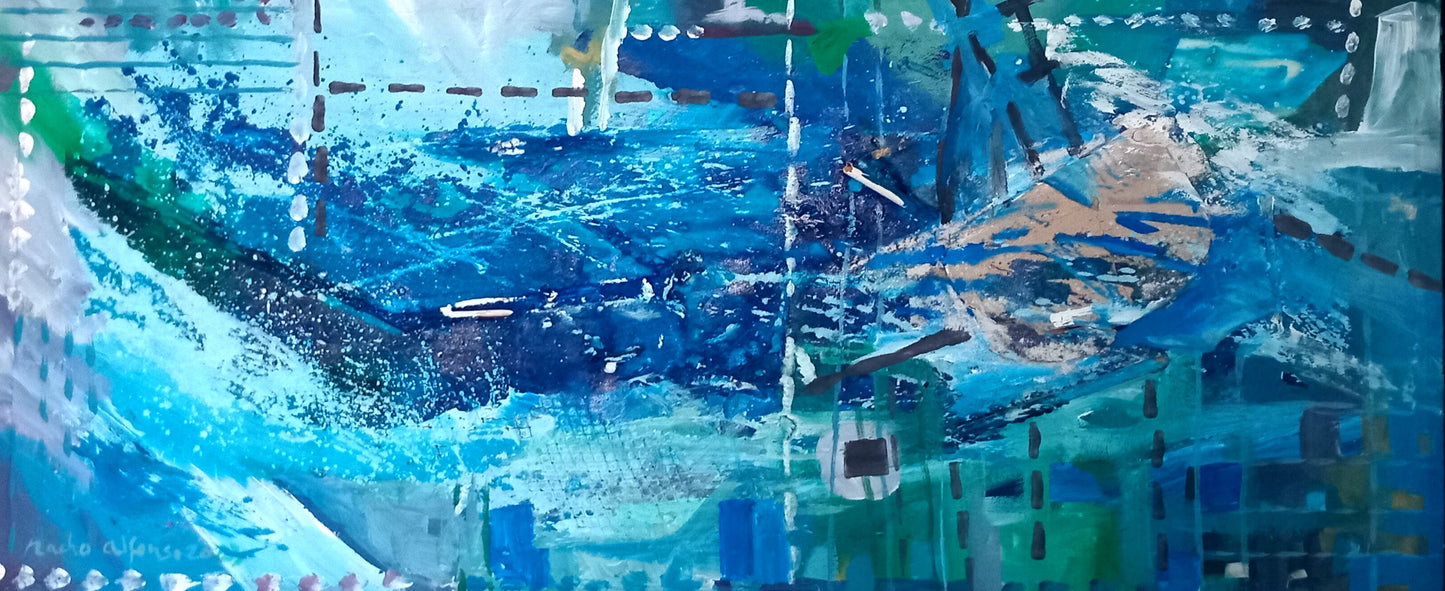 "EL NAUFRAGIO" - Pintura