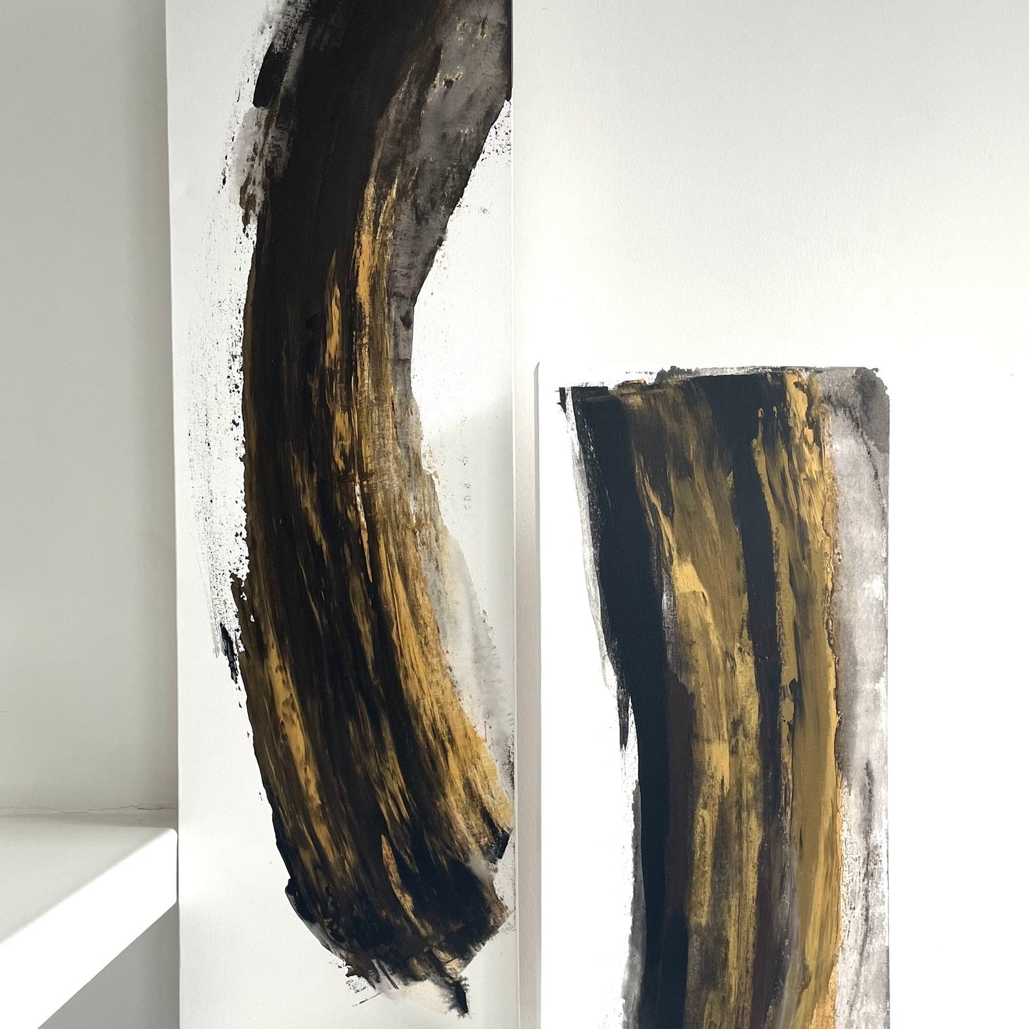 Díptico Fuego Dorado