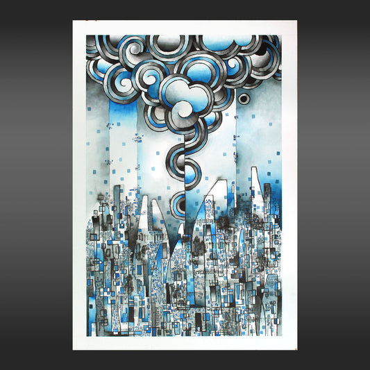 Lluvia azul