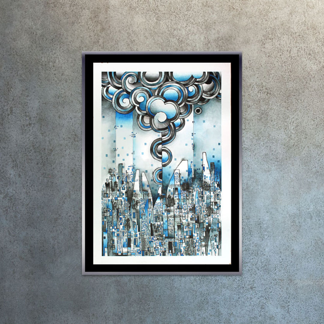 Lluvia azul