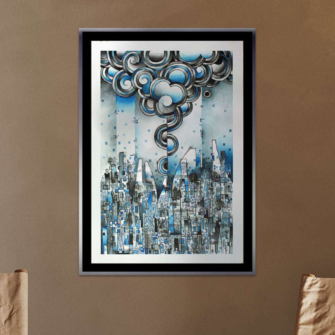 Lluvia azul