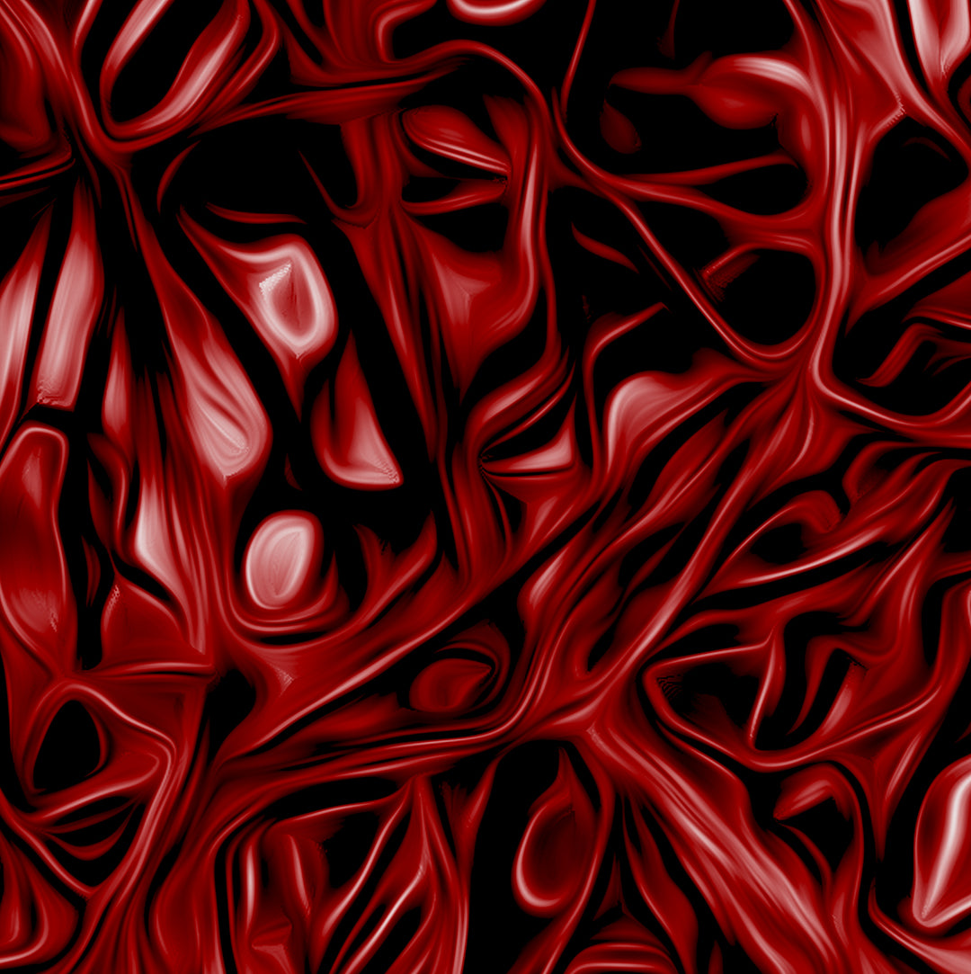 Cuadro abstracto - Tramas. Serie: Rojo III.