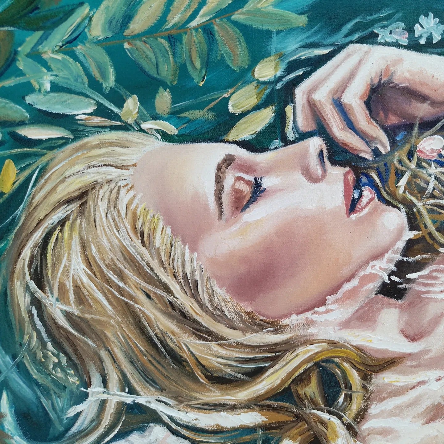 Mujer Flotando