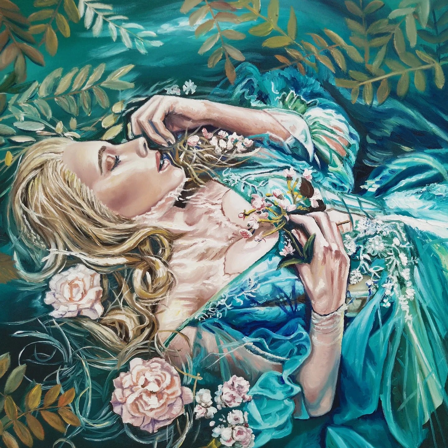 Mujer Flotando