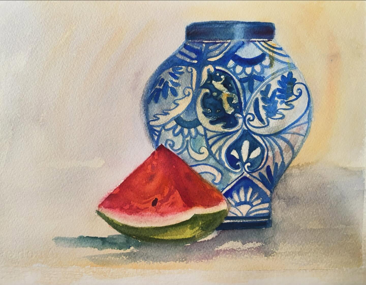Talavera y sandias