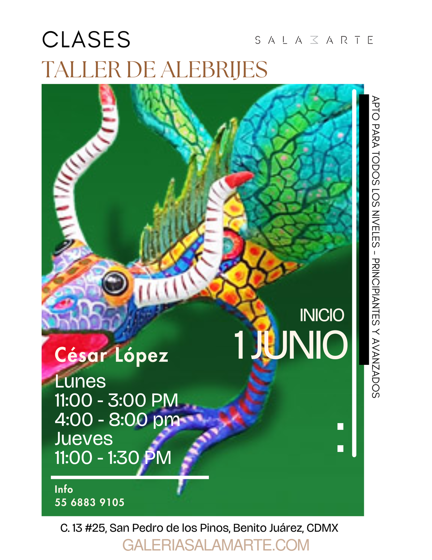 Taller de Alebrijes con César López