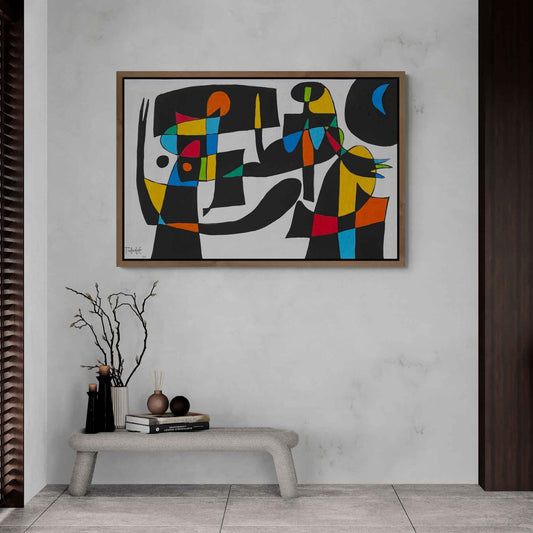 Personajes en fondo blanco