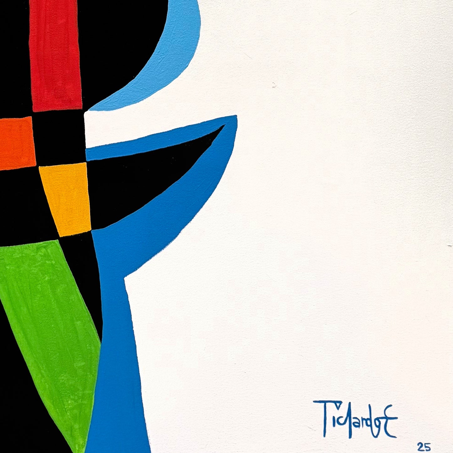 Retrato en fondo blanco