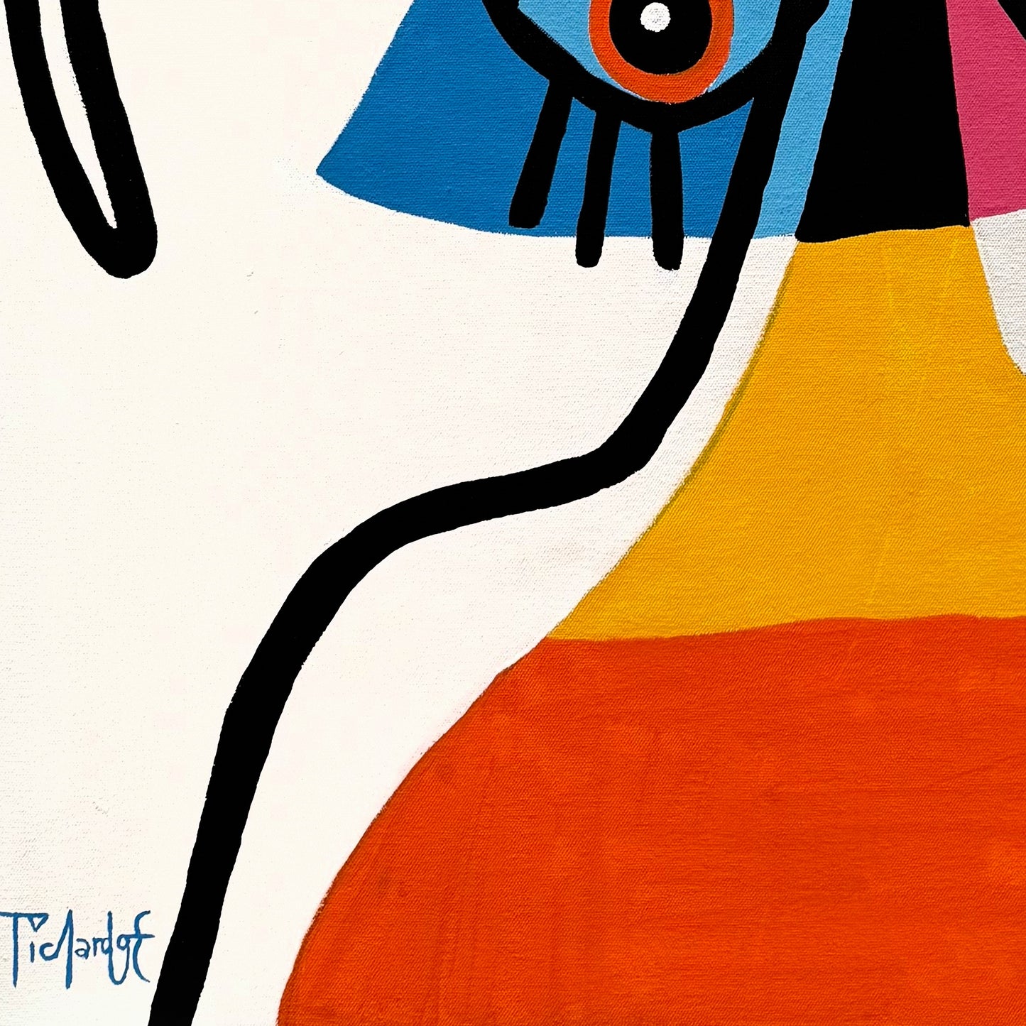 Personaje con copete