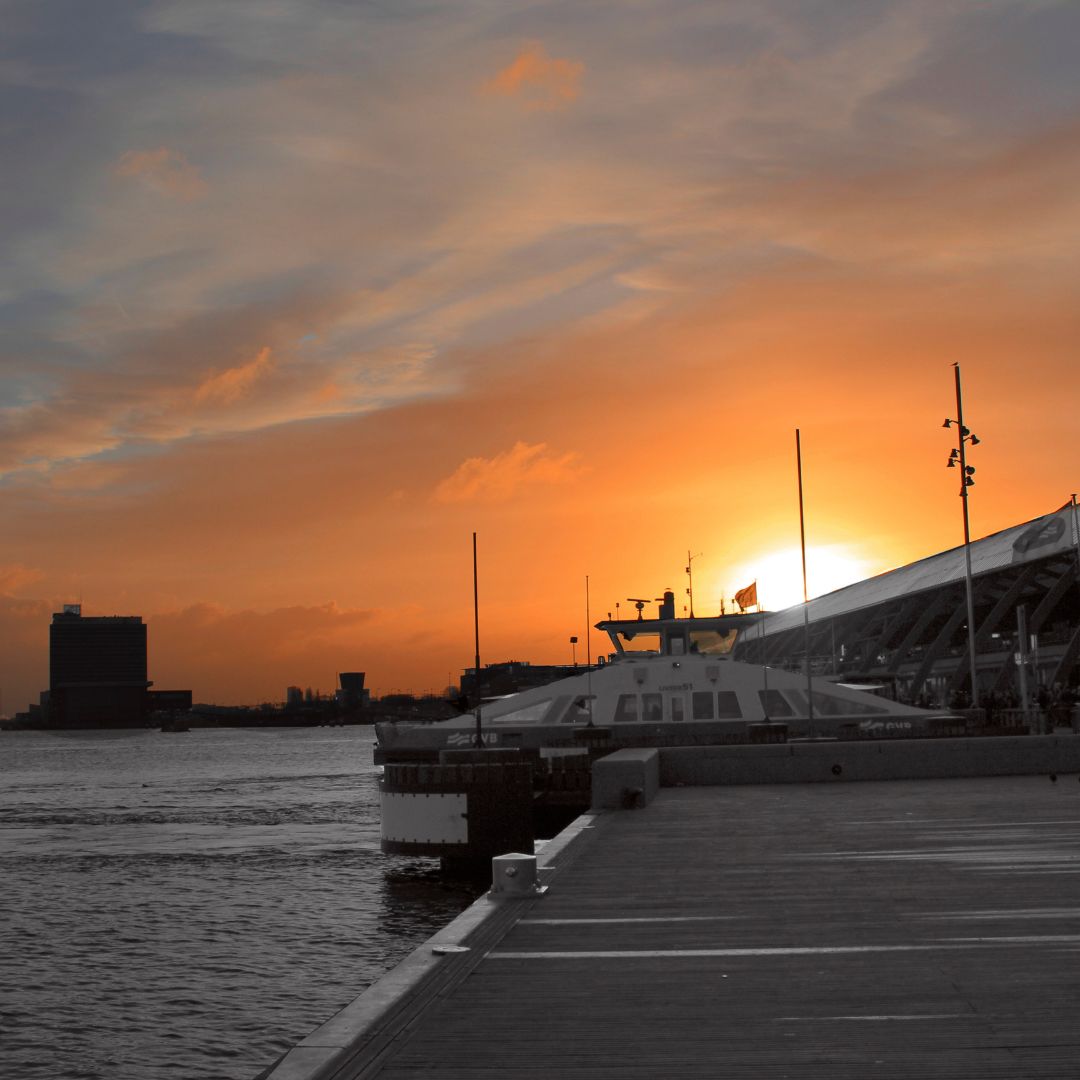 Atardecer en el lago