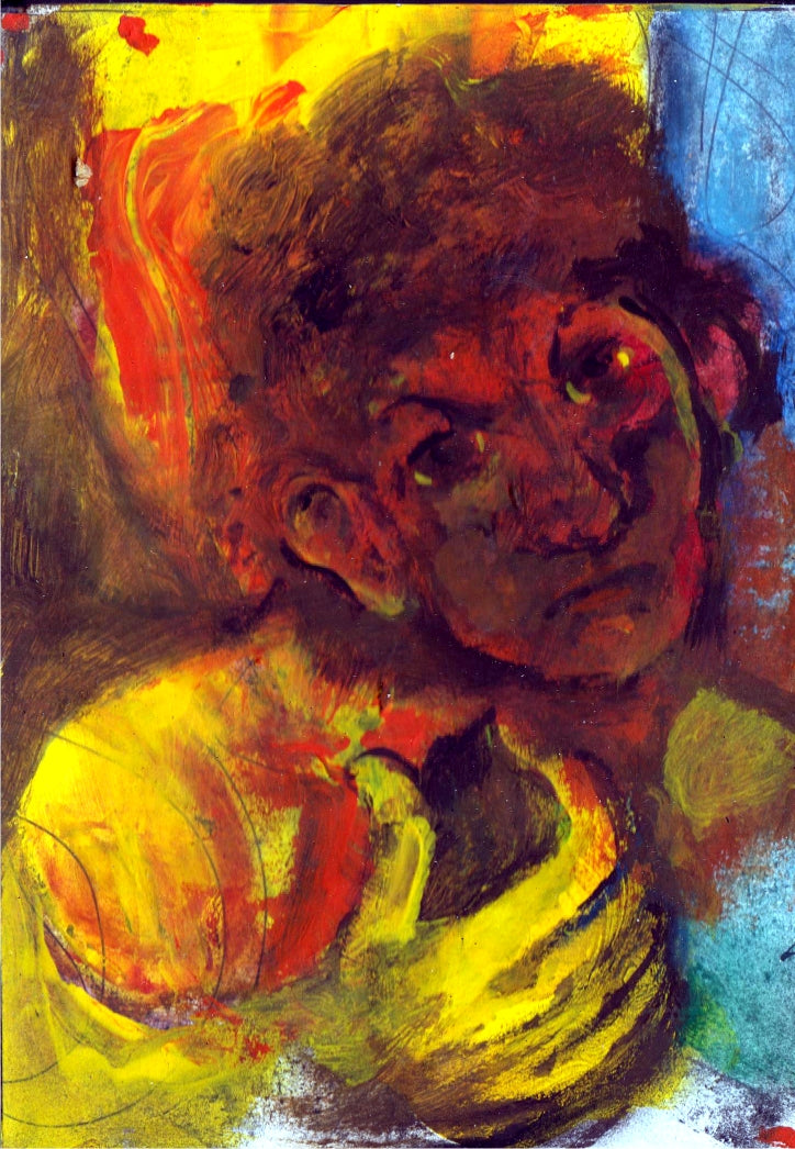 Retrato con Pájaro