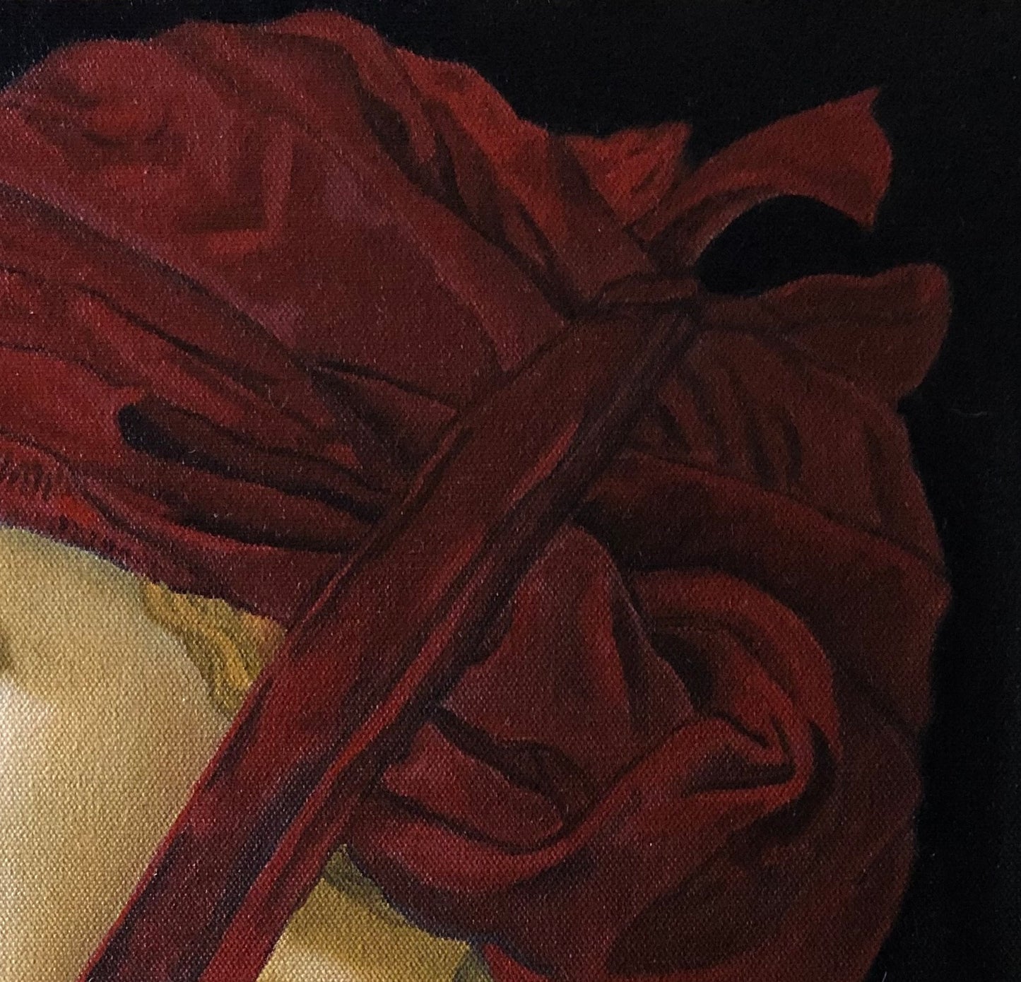 Mujer en turbante (Copia pintada de Jacques Louis David)