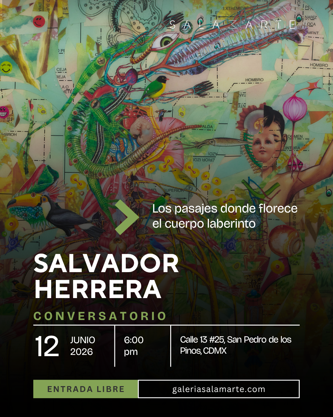 Los pasajes donde florece el cuerpo laberinto — Salvador Herrera