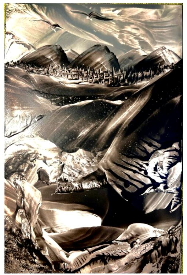 Colección: "Horizontes del Tepozteco", “ Paisaje de montaña"