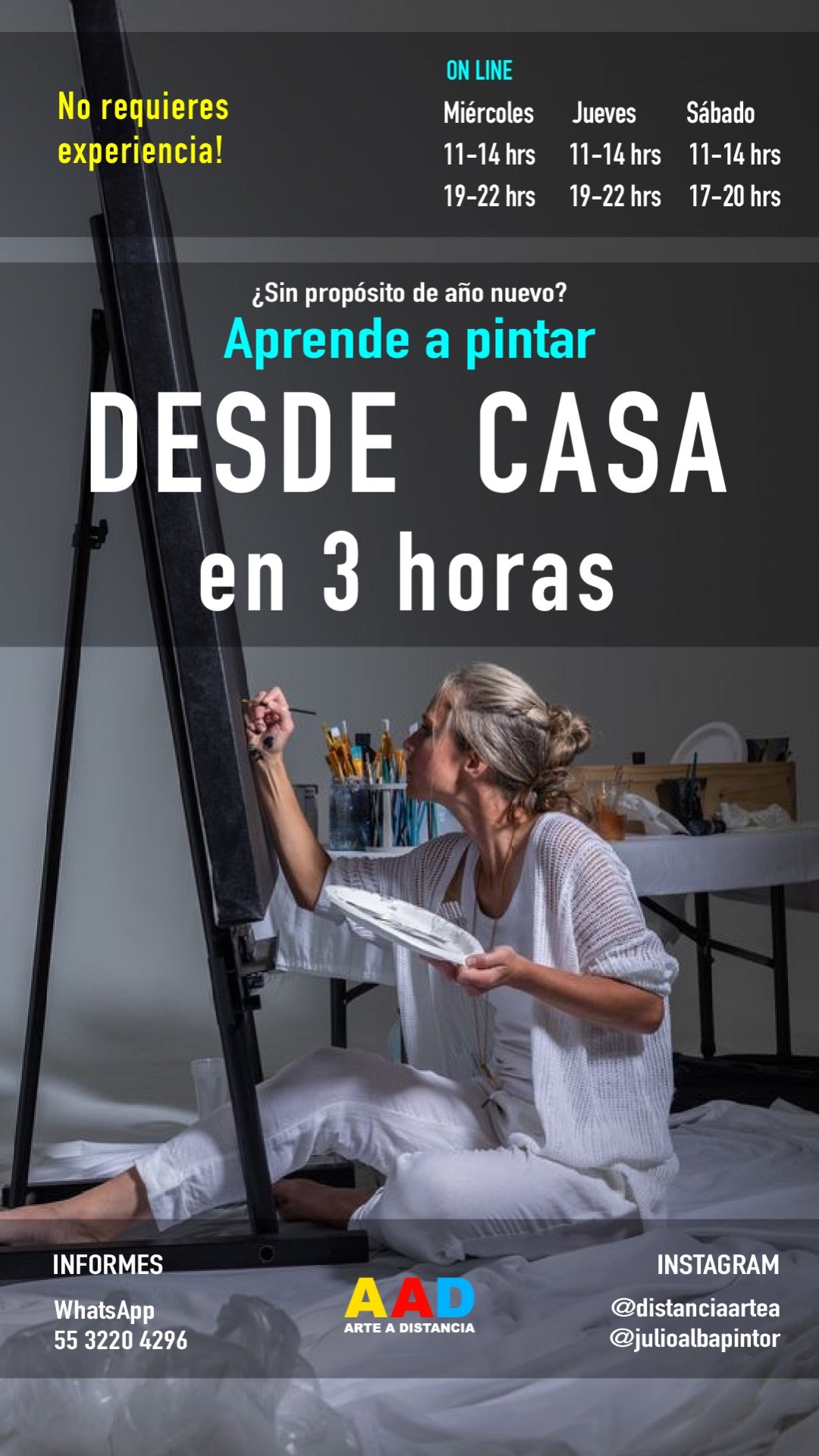 CLASES de pintura con Julio Alba / CDMX