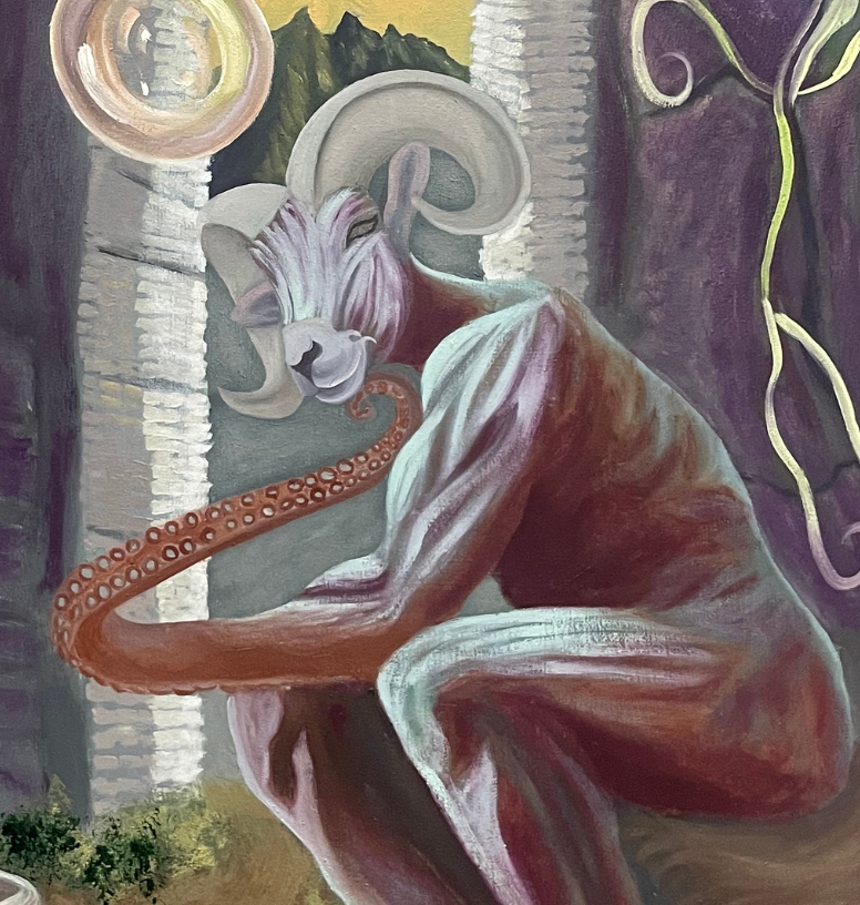 Pintura al oleo-Decision dificil