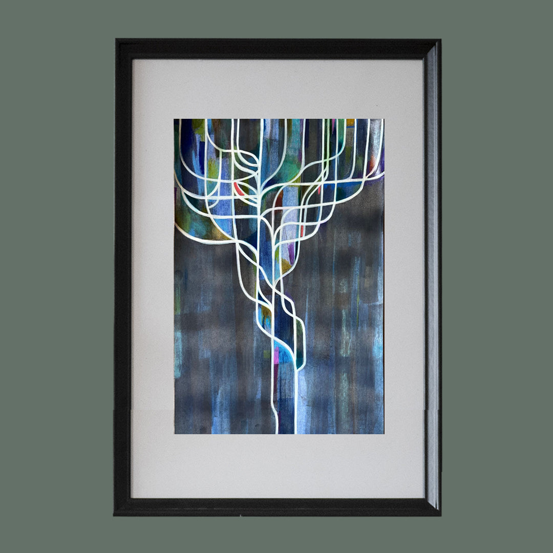 Árbol en la lluvia