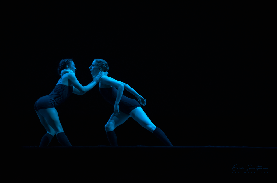 Escena de luz azul