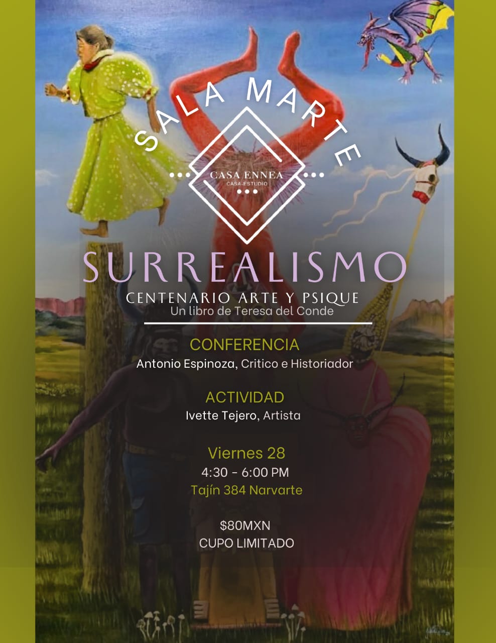 CONFERENCIA: "Surrealismo Centenario: Arte y Psique" con Ivette Tejero