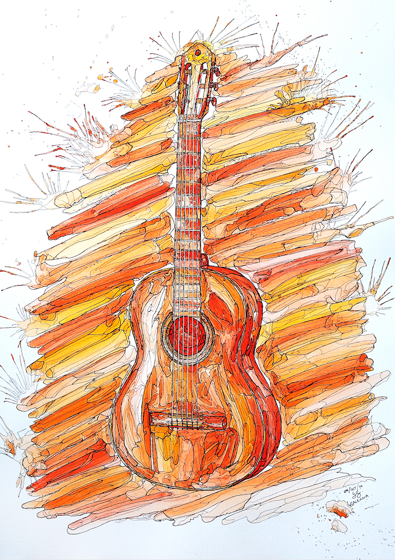 La cálida guitarra