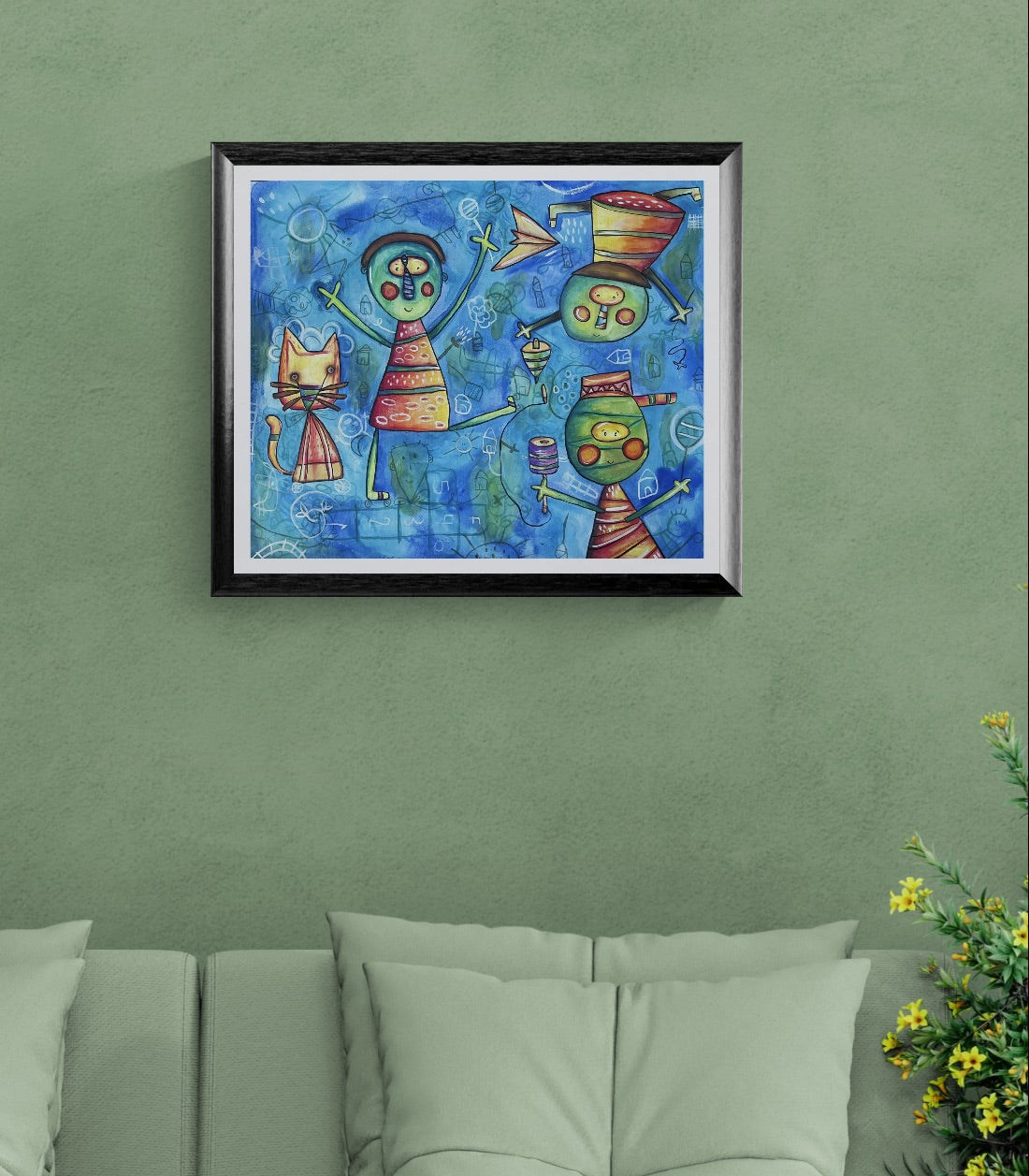 Obra de Arte Original -El avioncito