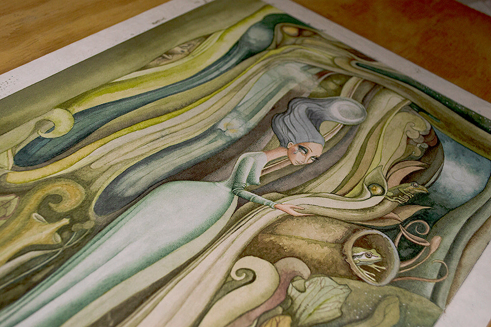 La señora de las Ranas.