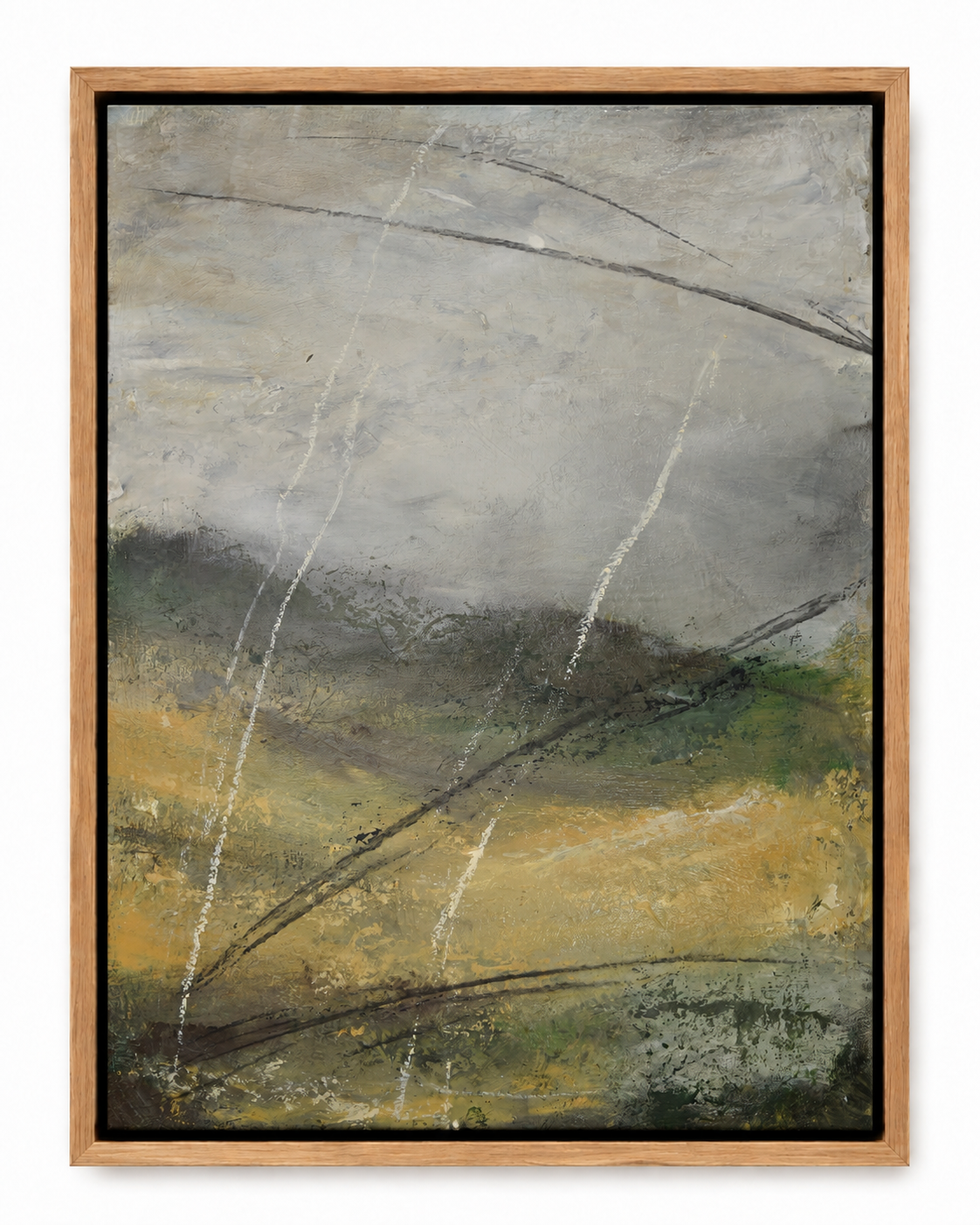 Pintura acrílica - Dentro de la tierra