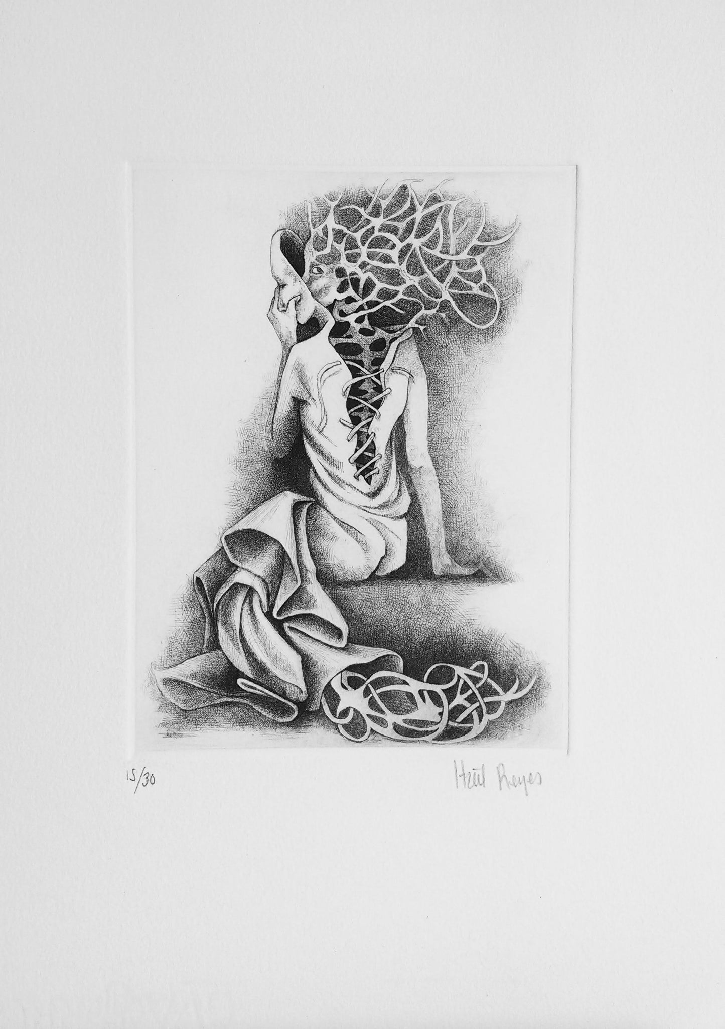 Obra de arte original- Desprendimiento de rostro