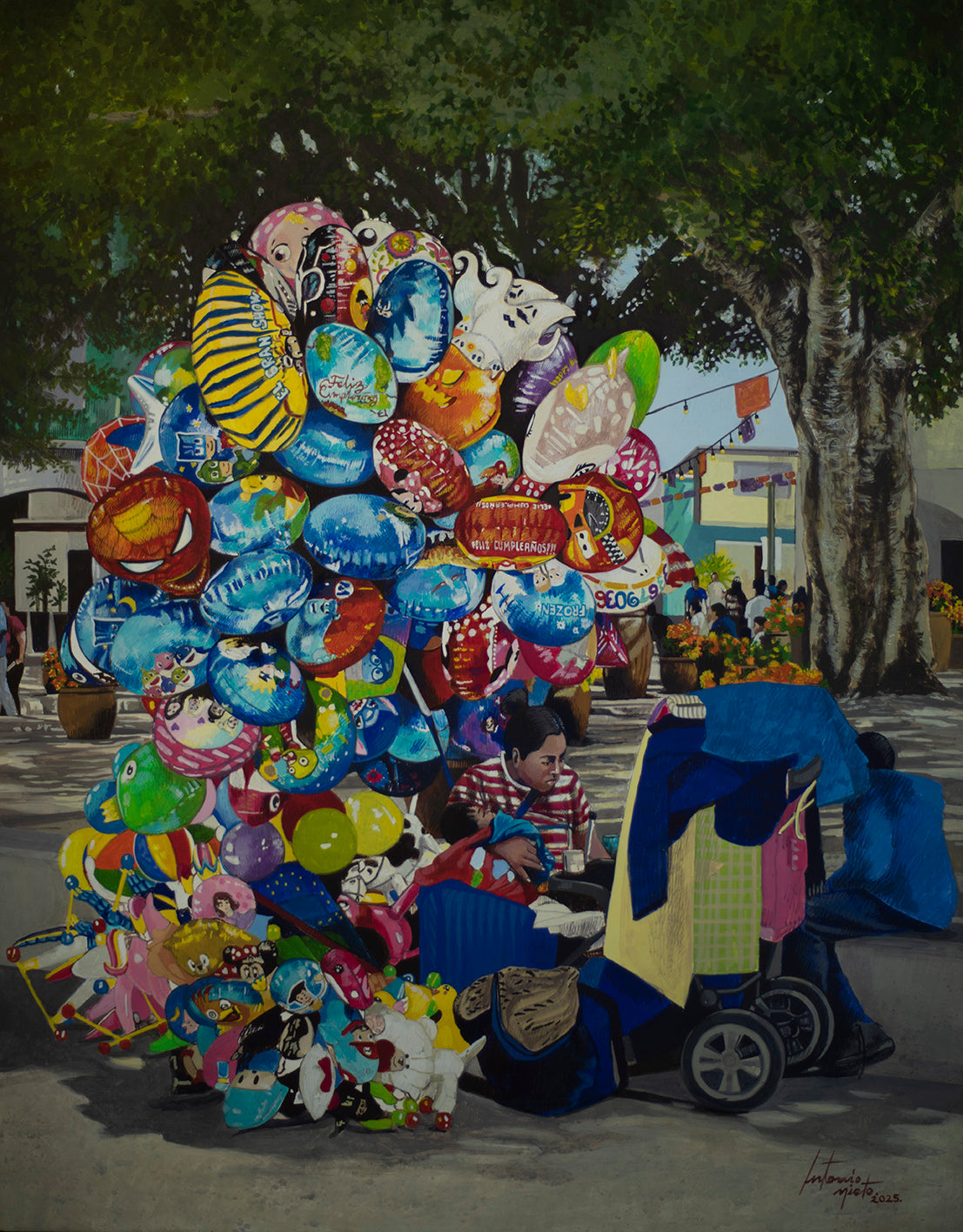 Entre globos y esperanza