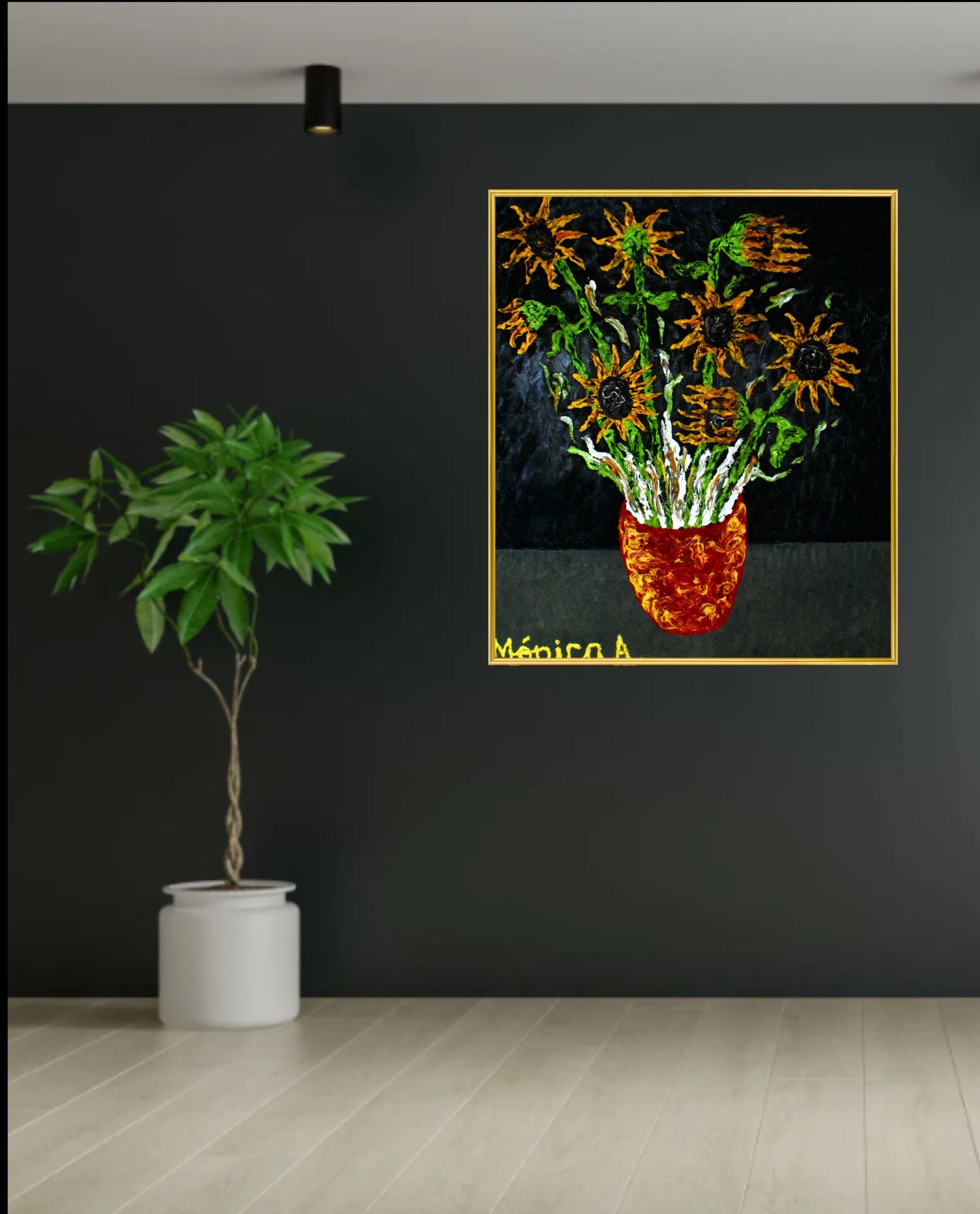 Girasoles de noche