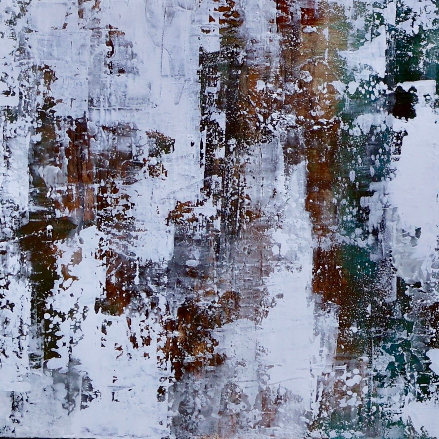 ARTE ABSTRACTO-NIEBLA DE INVIERNO