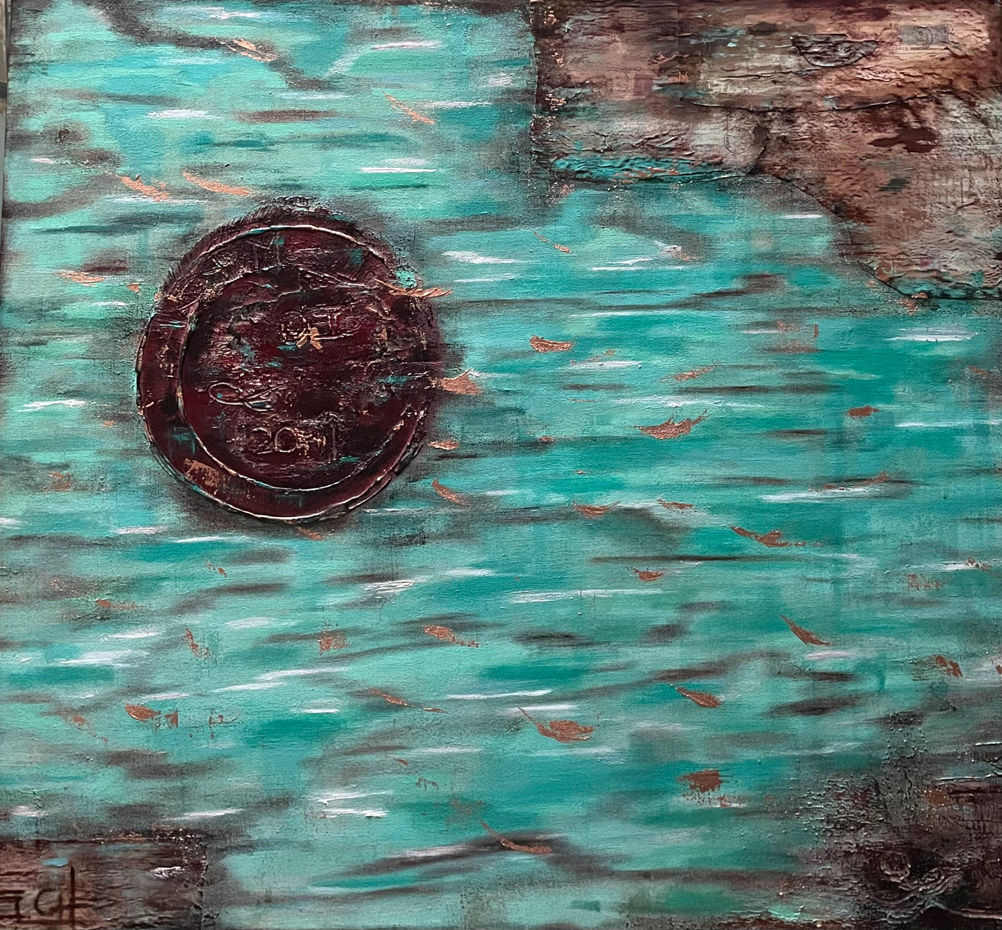 Cuadro al óleo - Palabras de Ayer