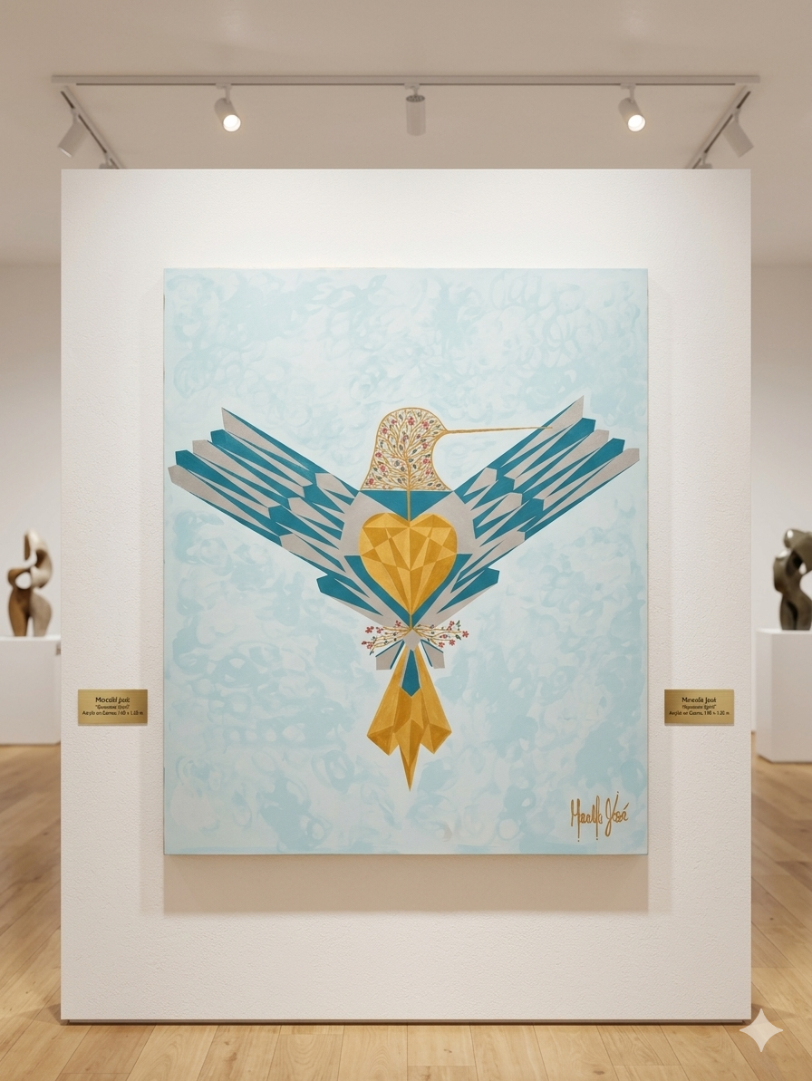 Arte Contemporáneo Colibrí "Alma de Diamante"