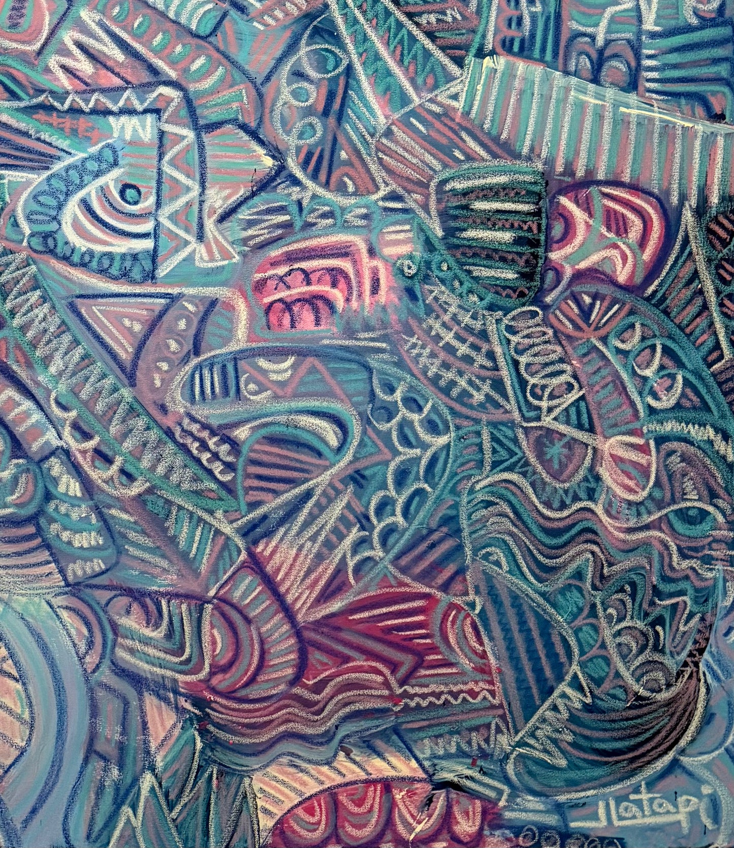 Arte contemporáneo - Rush de azúcar en nubes de algodón