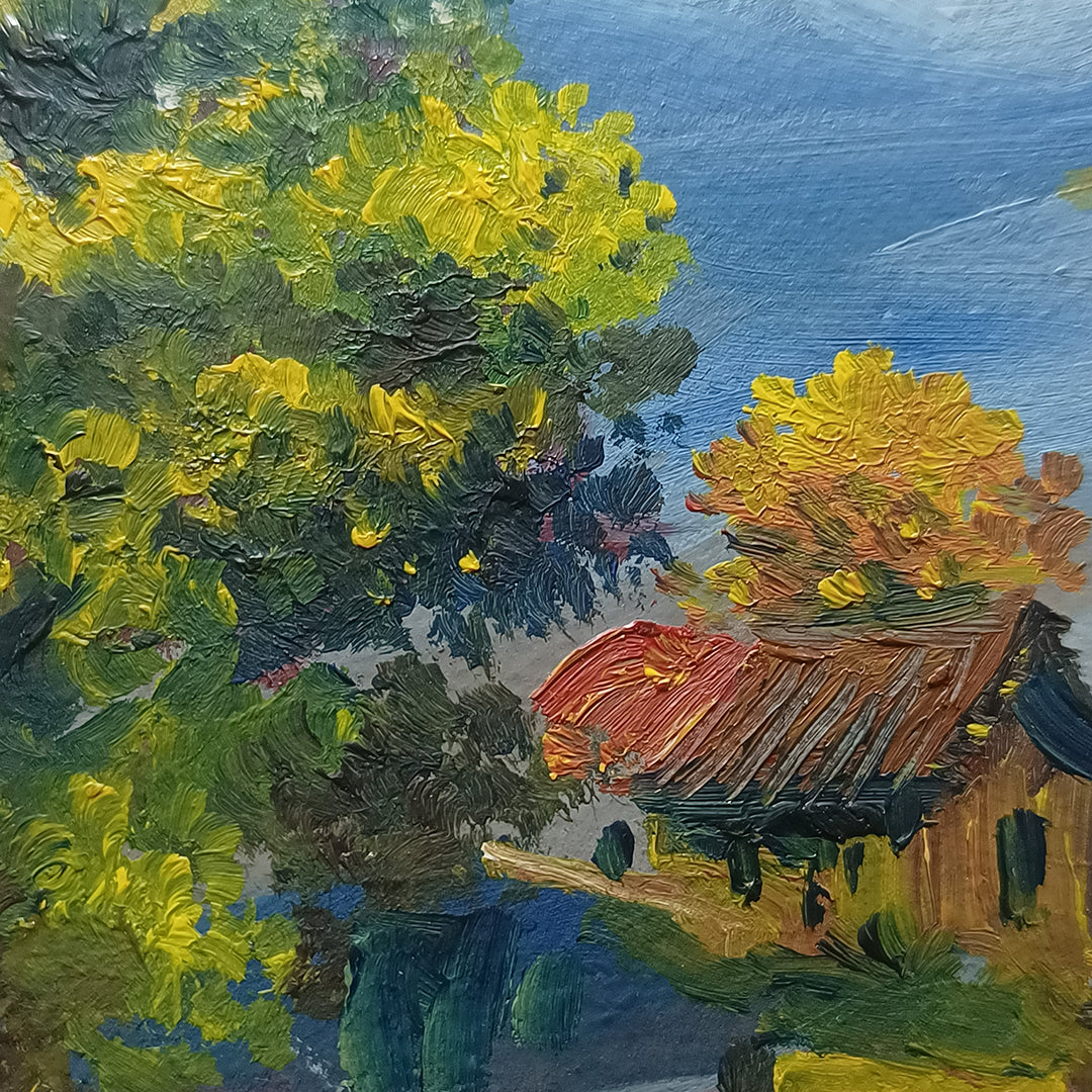 Obra de arte original - Paisaje campirano