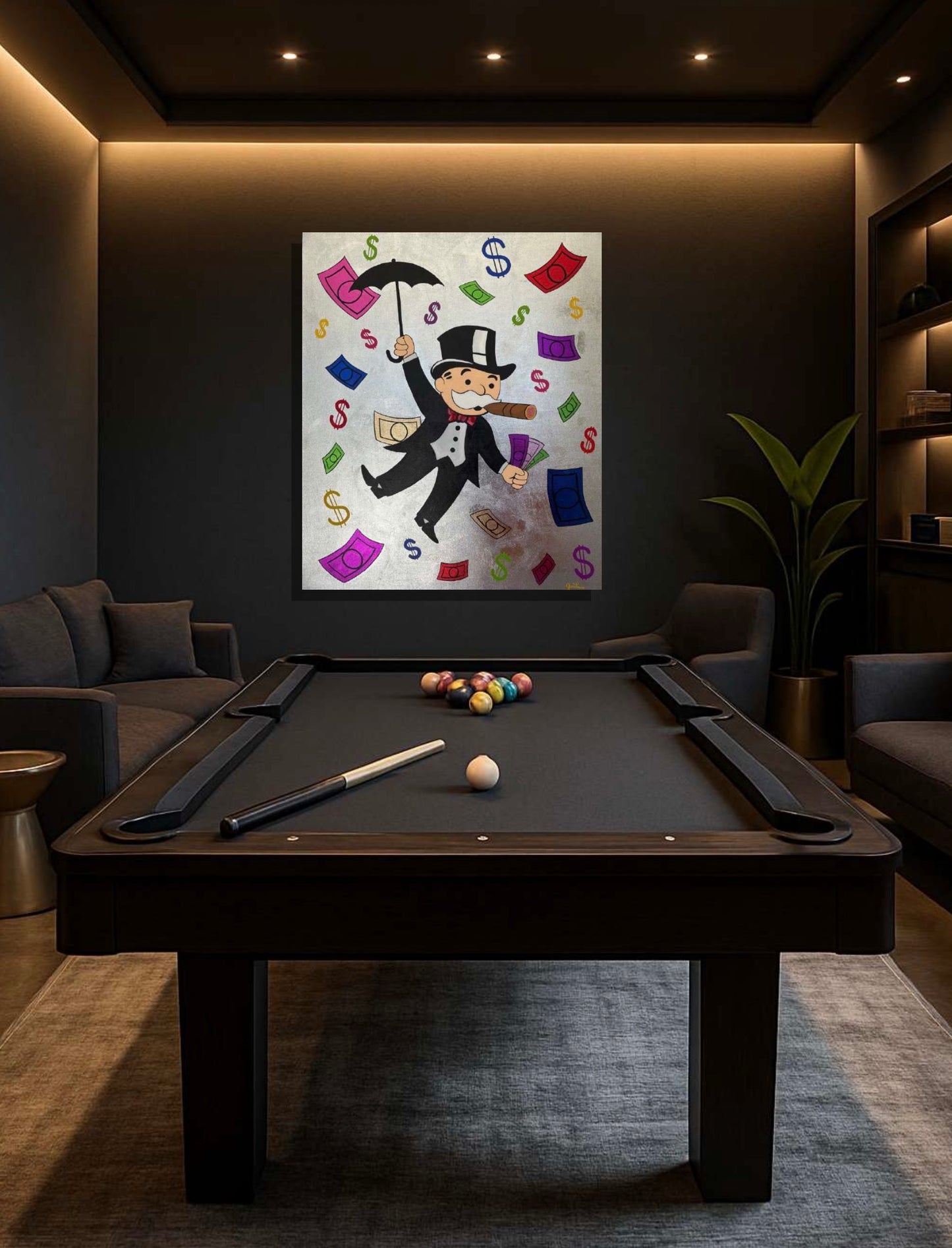 Arte contemporáneo- Make it Rain