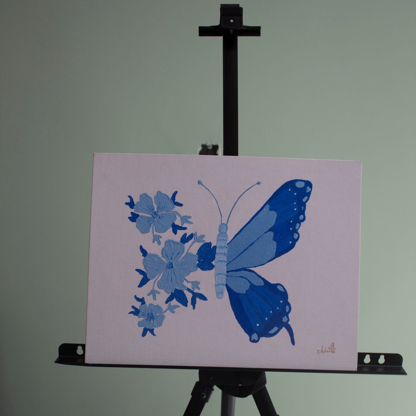 Mariposa azul