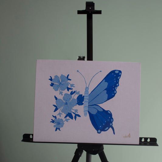 Mariposa azul