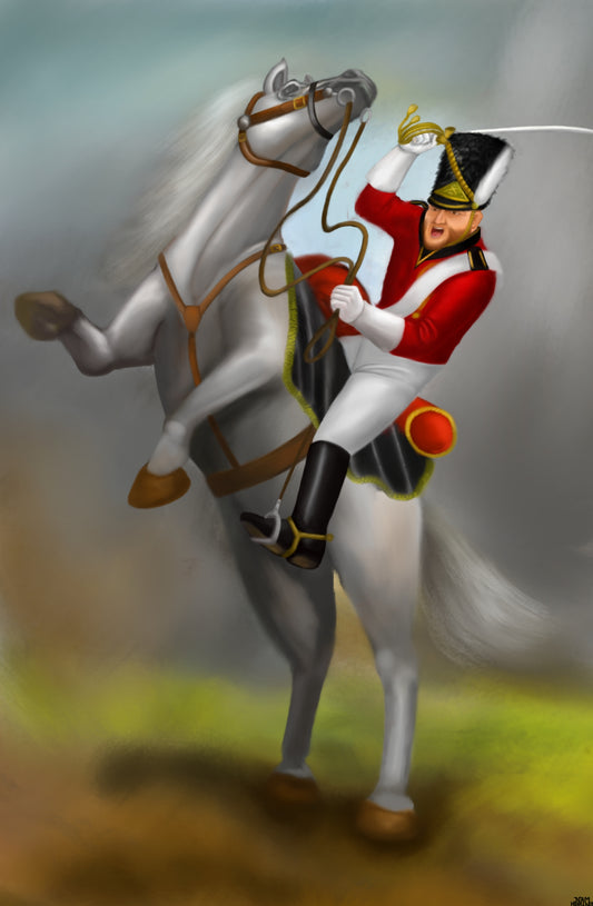Dragón Inglés de las Guerras Napoleónicas 1815