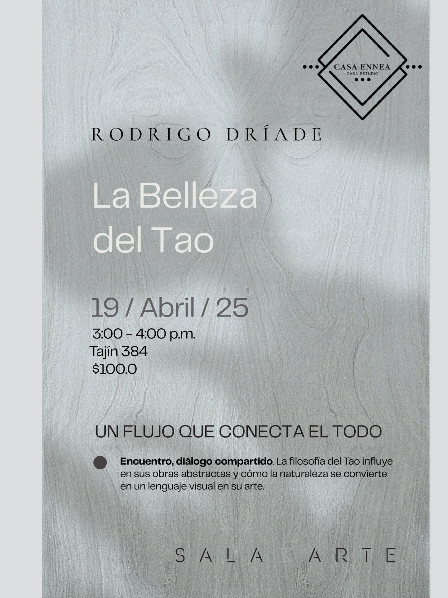 PONENCIA: "La Belleza del Tao" con Ricardo Driade