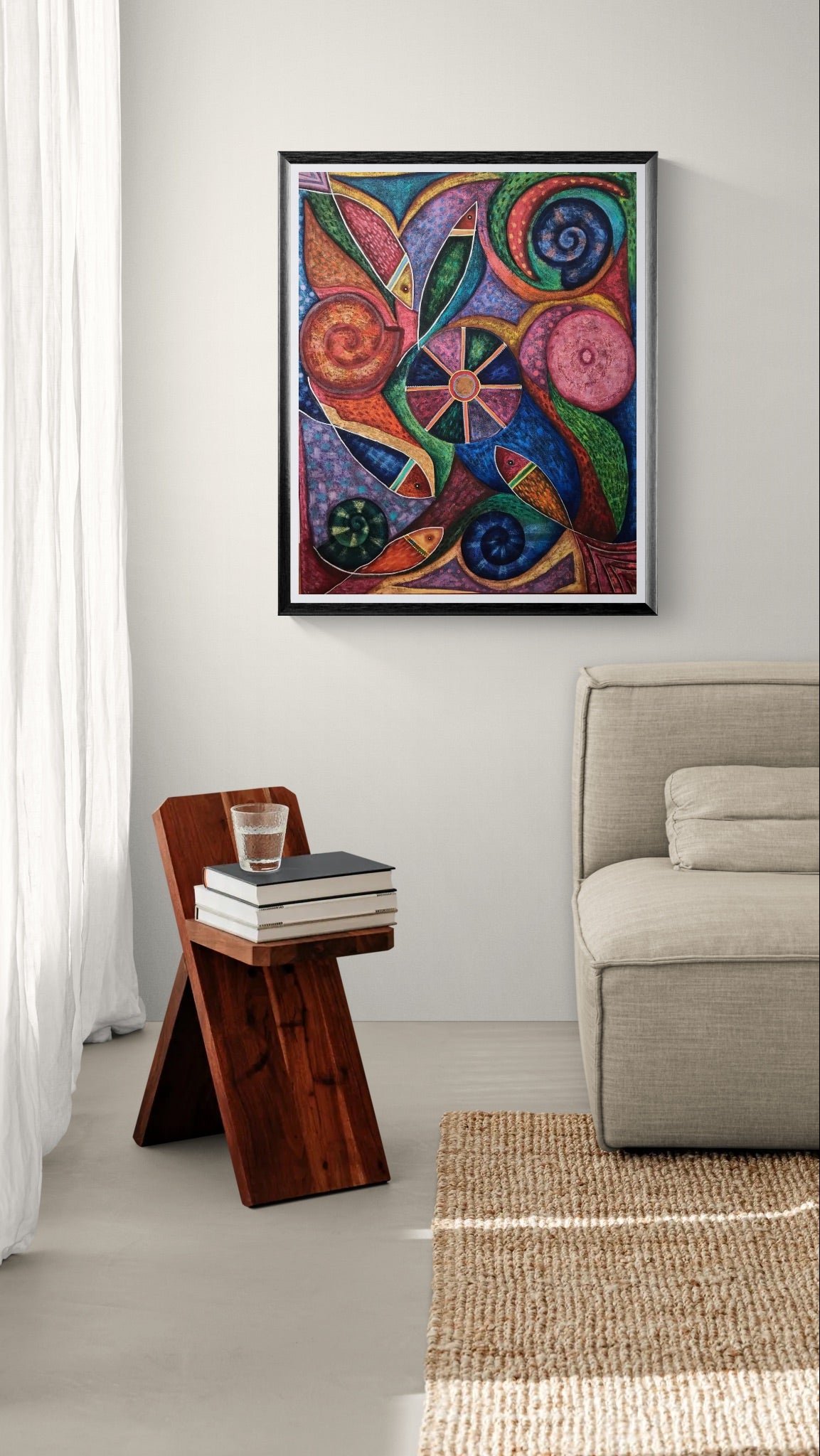 Obra de Arte Original - Fluye como el Rio
