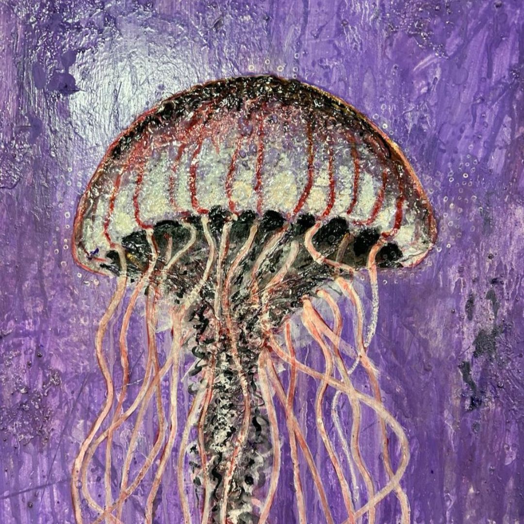 JELLYFISH IN PURPLE