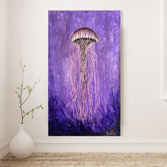 JELLYFISH IN PURPLE