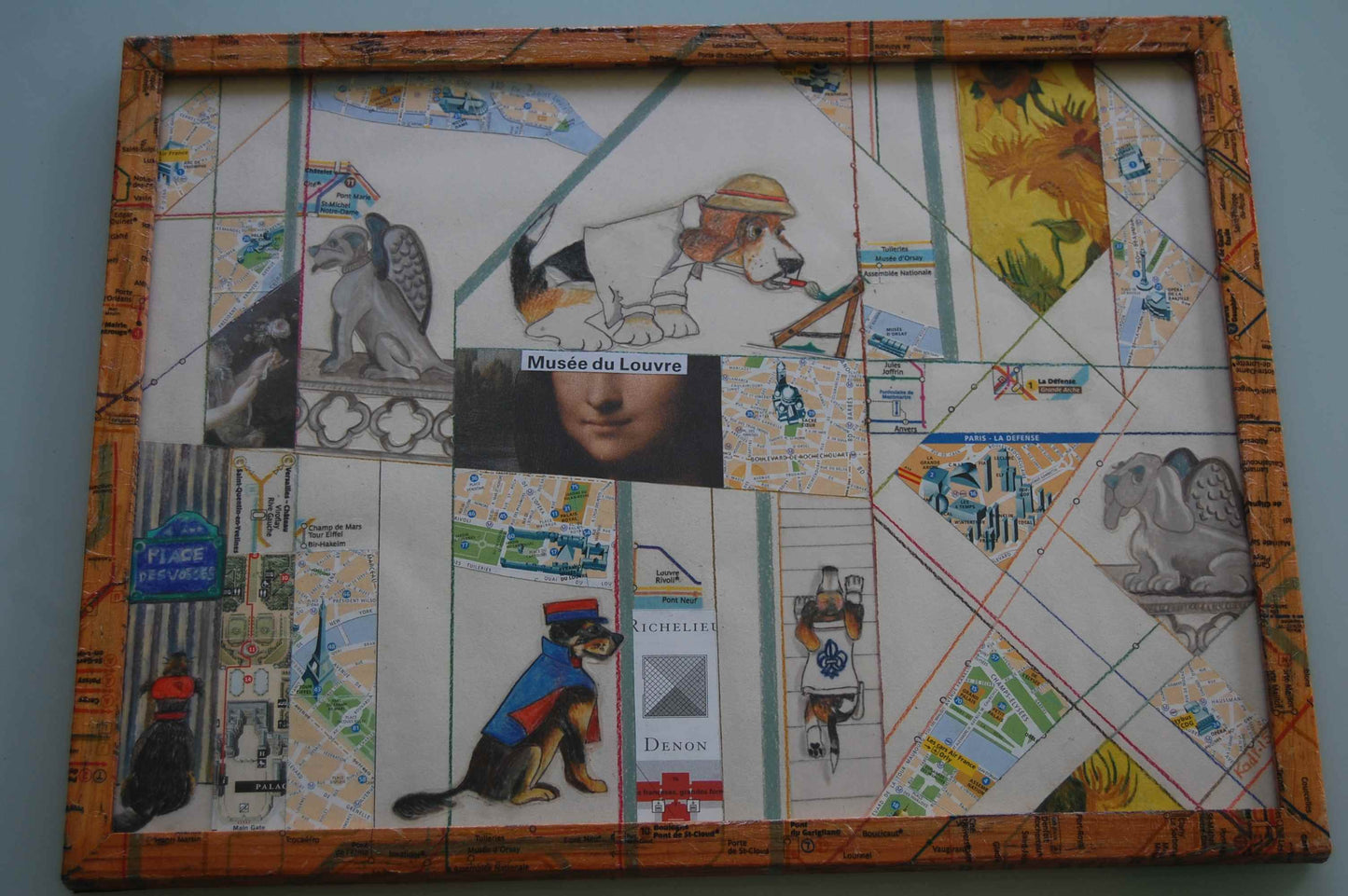Obra original- Nacho y Francois en París