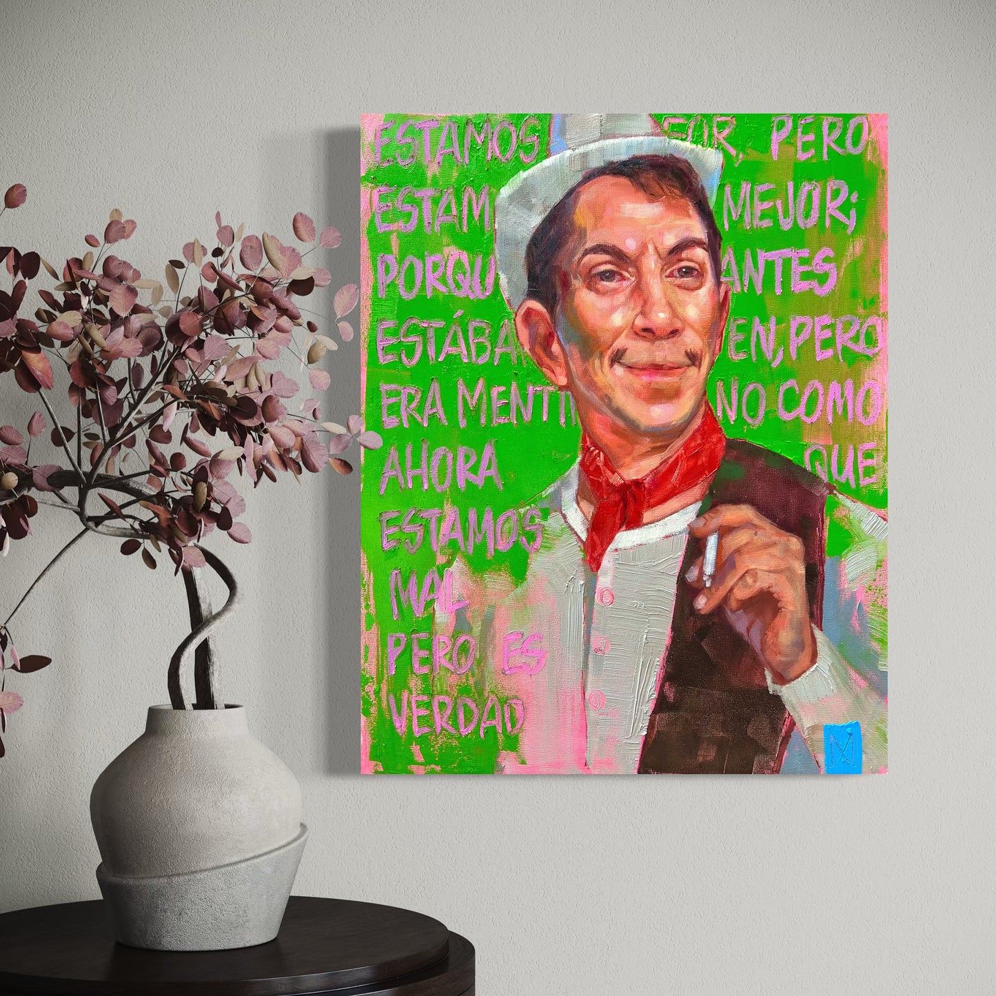 Obra de arte - Reflejo Eterno / Cantinflas